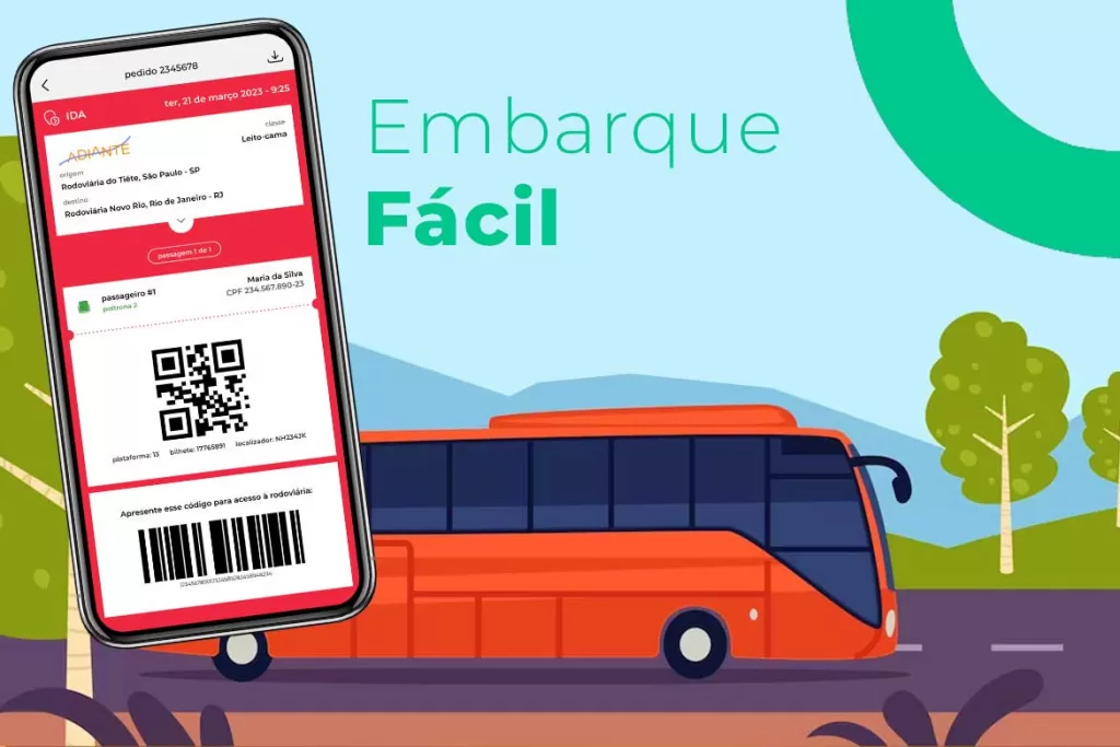 Embarque Fácil: da sua casa direto para o ônibus com celular