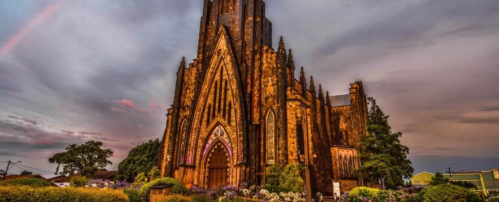 Fachada de Igreja em Canela RS