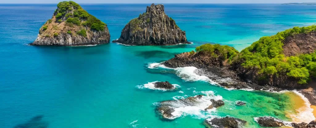 Vista aérea Fernando de Noronha