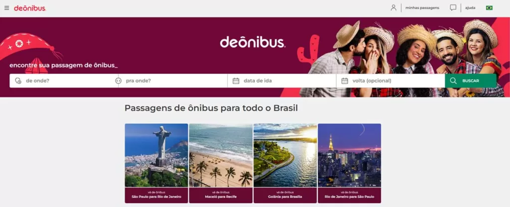 Site da DeÔnibus