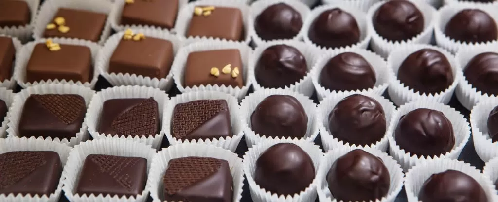 Chocolates em forminhas Chocolates em forminhas