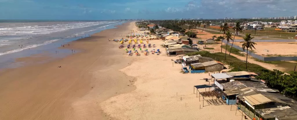 Praia da Costa em Sergipe
