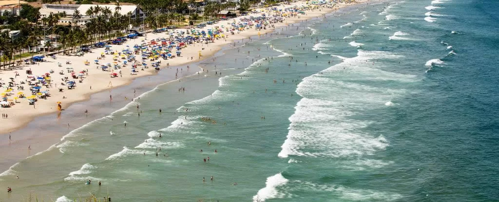 Praia da Enseada em São Paulo