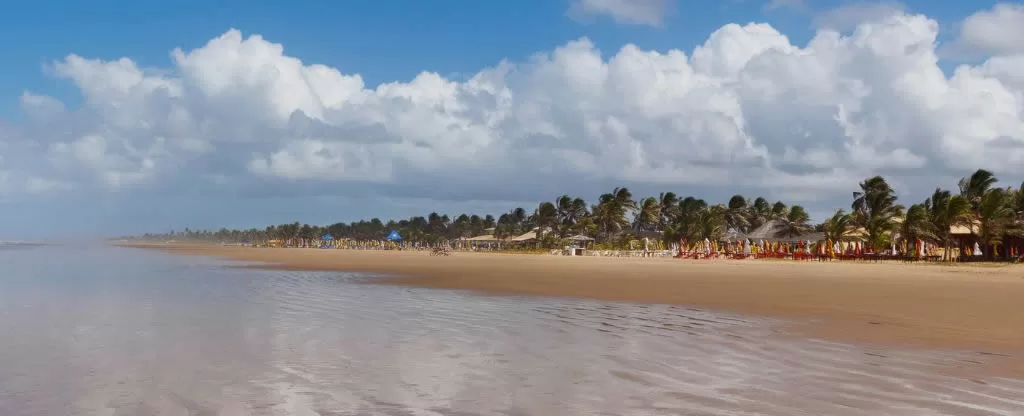 Vista ampla Praia de Aruana Aracaju Vista ampla Praia de Aruana Aracaju - Melhores praias de Aracaju