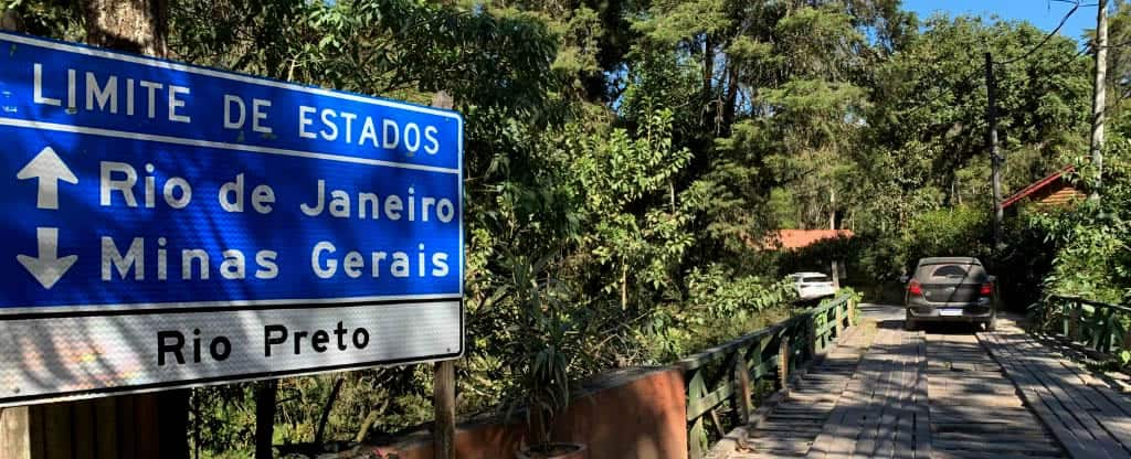 Placa de limite de estados Placa de limite de estados