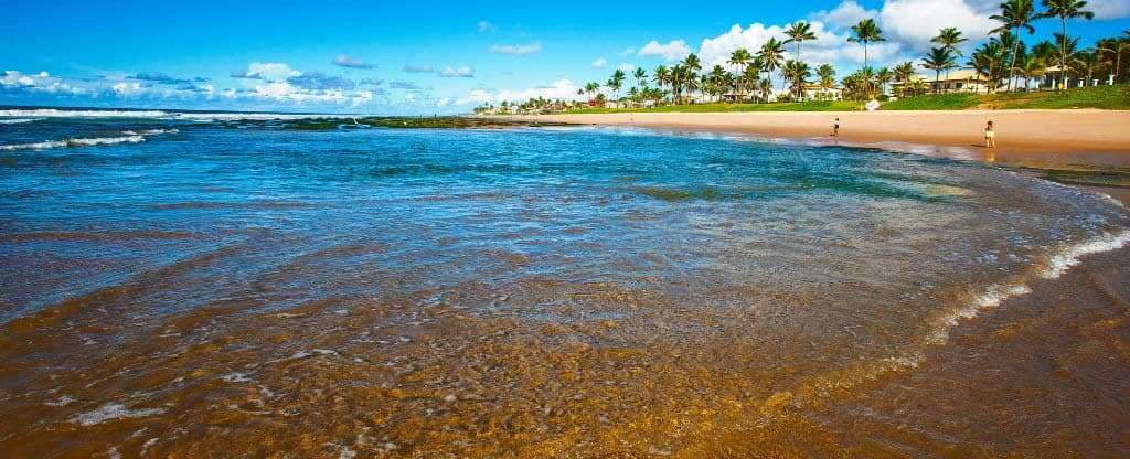 Praia em Lauro de Freitas - Cidade próximas de Salvador 