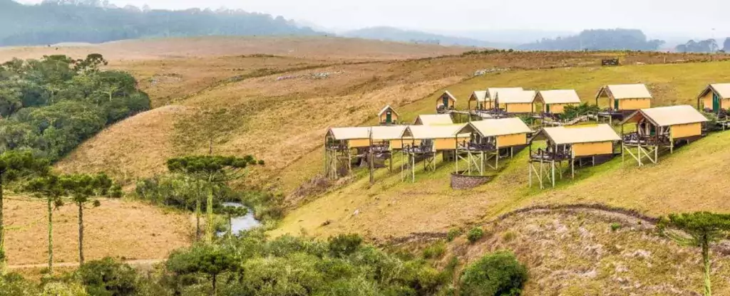 Cabanas do hotel Parador Casa da Montanha em Cambará do Sul (RS)