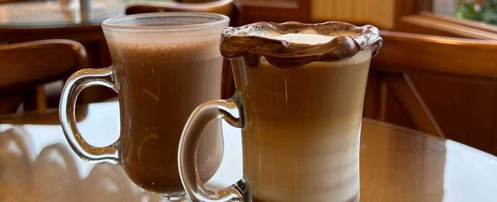 Chocolate quente em Gramado