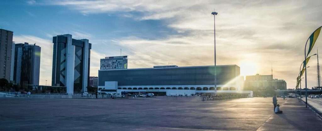 Entardecer em Brasília
